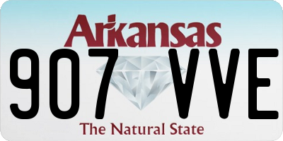 AR license plate 907VVE