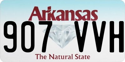 AR license plate 907VVH