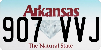 AR license plate 907VVJ