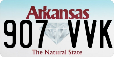 AR license plate 907VVK
