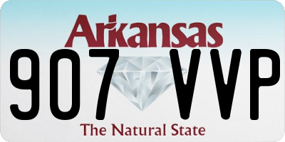AR license plate 907VVP