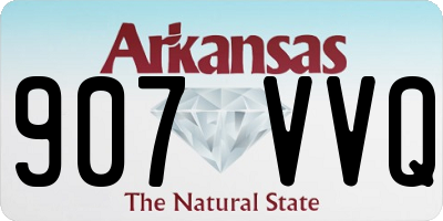 AR license plate 907VVQ