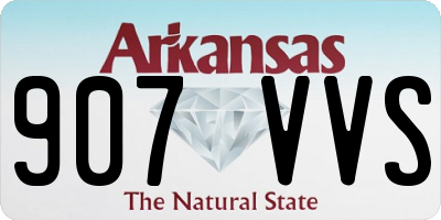 AR license plate 907VVS