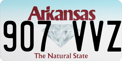 AR license plate 907VVZ
