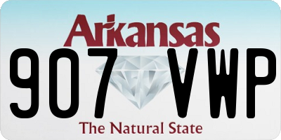 AR license plate 907VWP