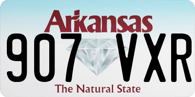 AR license plate 907VXR