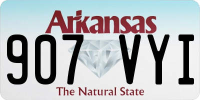 AR license plate 907VYI