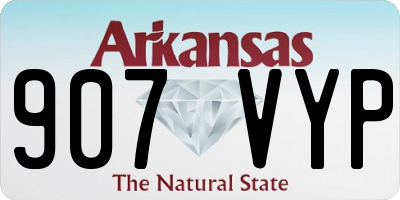 AR license plate 907VYP