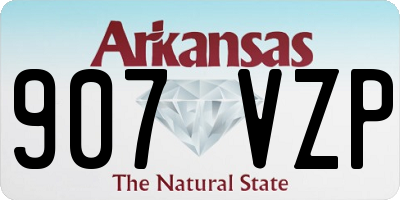 AR license plate 907VZP