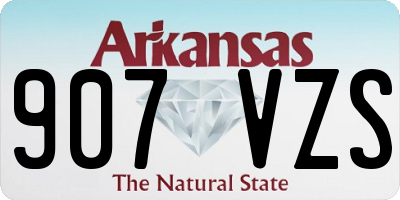 AR license plate 907VZS