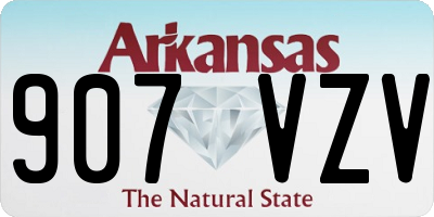AR license plate 907VZV