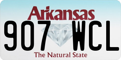AR license plate 907WCL