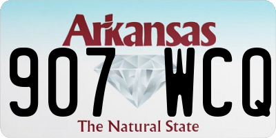AR license plate 907WCQ