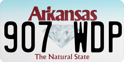 AR license plate 907WDP