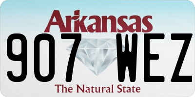 AR license plate 907WEZ