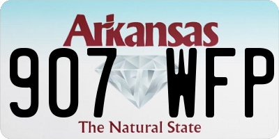 AR license plate 907WFP
