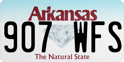 AR license plate 907WFS