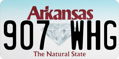 AR license plate 907WHG