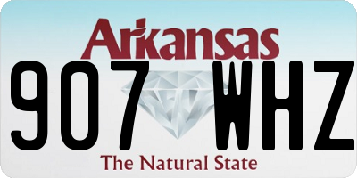 AR license plate 907WHZ