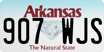 AR license plate 907WJS