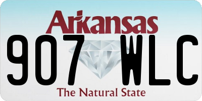 AR license plate 907WLC