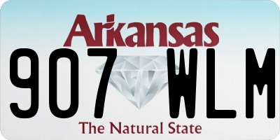 AR license plate 907WLM