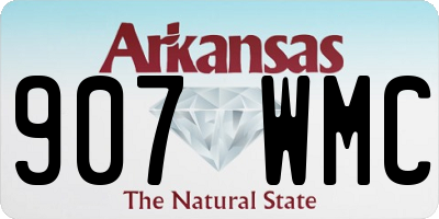 AR license plate 907WMC