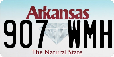 AR license plate 907WMH