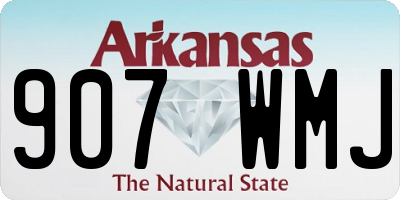 AR license plate 907WMJ