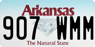 AR license plate 907WMM