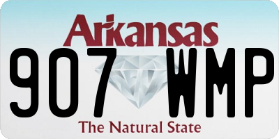 AR license plate 907WMP