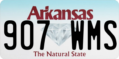 AR license plate 907WMS