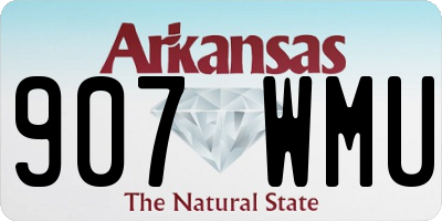 AR license plate 907WMU