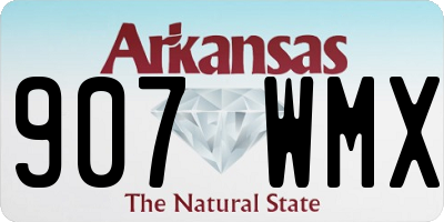 AR license plate 907WMX