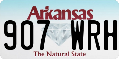 AR license plate 907WRH