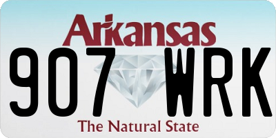 AR license plate 907WRK