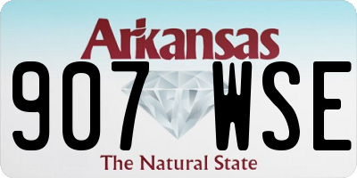 AR license plate 907WSE