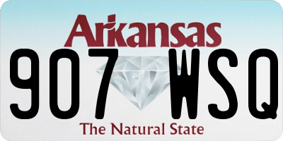 AR license plate 907WSQ