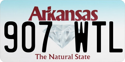 AR license plate 907WTL