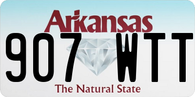 AR license plate 907WTT
