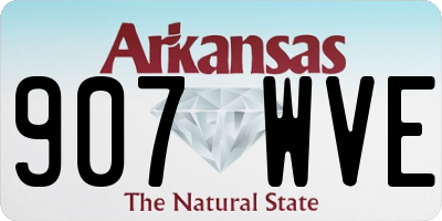 AR license plate 907WVE
