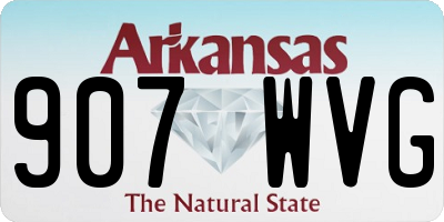 AR license plate 907WVG