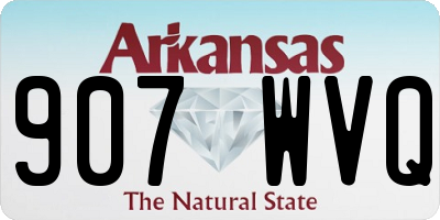 AR license plate 907WVQ