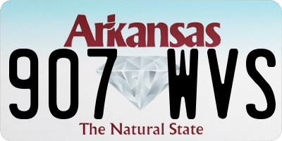 AR license plate 907WVS