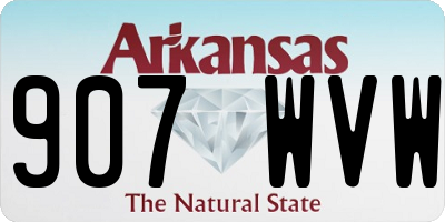 AR license plate 907WVW