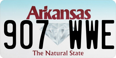 AR license plate 907WWE