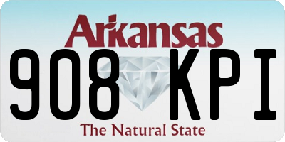 AR license plate 908KPI