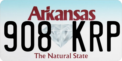 AR license plate 908KRP
