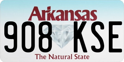 AR license plate 908KSE