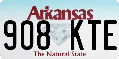 AR license plate 908KTE